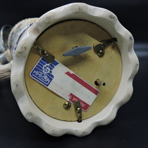 Vintage DBGM Beer Stein Mapsa Music Box - Trink Bruderlein - Picture 8 of 12